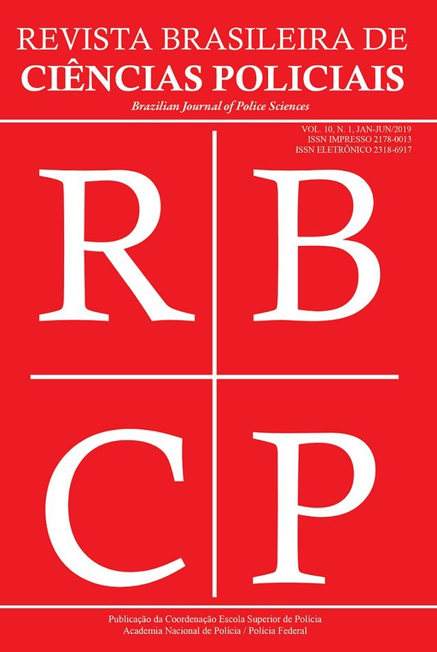 Capa da RBCP v. 10, n. 1 (2019)