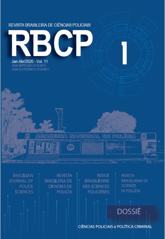 Capa da RBCP v. 11, n. 1 (2020): Ciências Policiais e Política Criminal