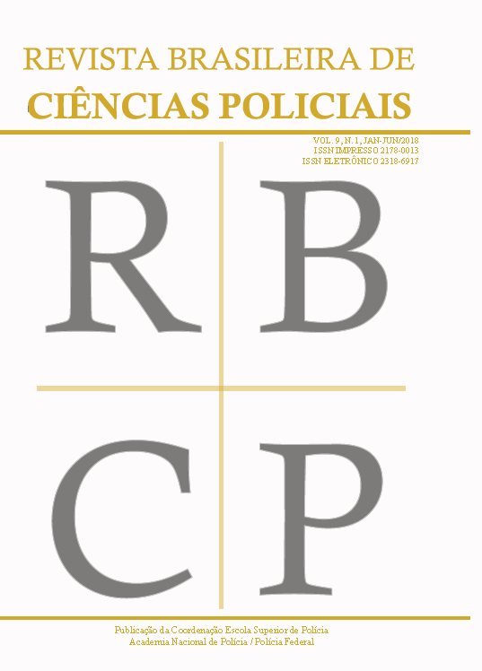 Capa da RBCP v. 9, n. 1 (2018)