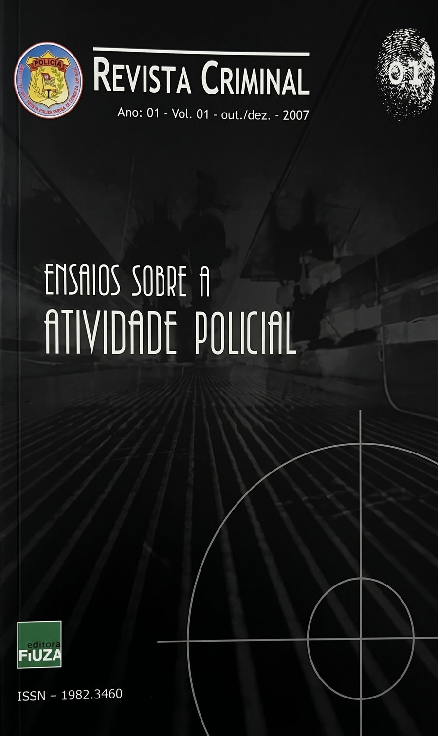Capa original da Revista Criminal: ensaios sobre a atividade policial, v. 1, n. 1, 2007
